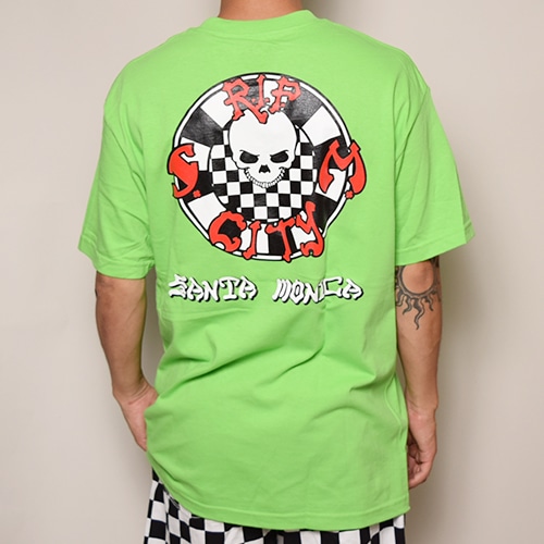 Rip City Skates/Checker Circle Logo S/S T-Shirt�ʥ�åץ��ƥ��������� T����ġ˥饤�ȥ��꡼�� [a-3258]