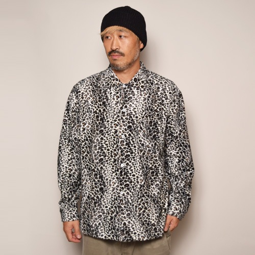 男の子向けプレゼント集結 Fake Shirt（フェイクファーホワイト Leopard White Fur ジャケット・アウター