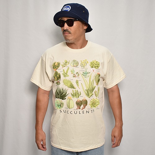 Succulents S/S T-shirt�ʥ�������� T����ġ˥١����� [a-7600]