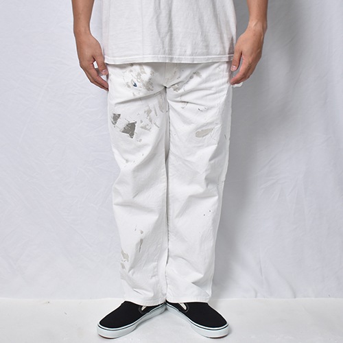 Dickies/White Drill Painter Pants with Sherwin Williams Tag