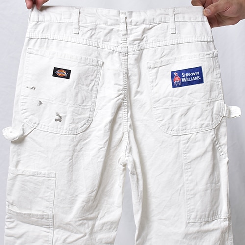 Dickies/White Drill Painter Pants with Sherwin Williams Tag