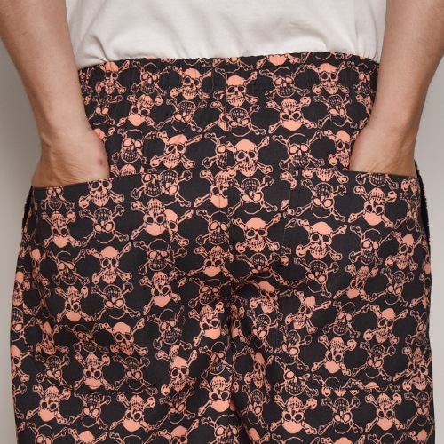 Skull & Cross Bones Easy Shortsʥܡ󥺥硼ġ˥֥åߥ [a-5993]