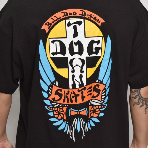 Dogtown/Bull Dog Design S/S T-Shirtʥɥå Tġ˥֥å [a-8016]