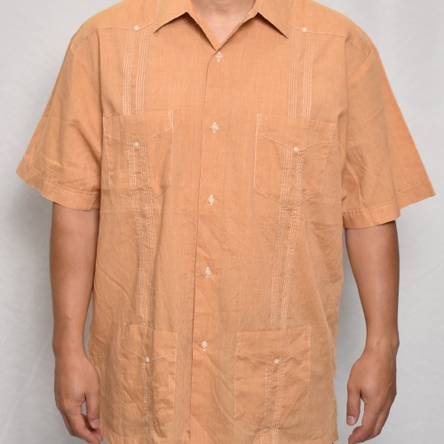 ��Old S/S Guayabera Shirt(S/S���塼�Х����)�١�����/������XL [y-0335]
