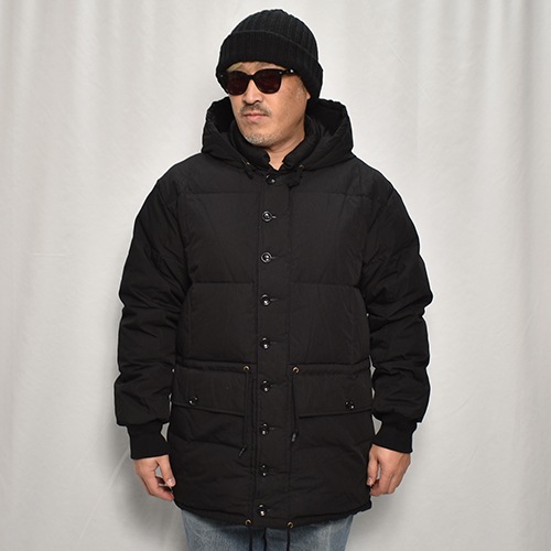 Eddie Bauer ブラックロングダウンジャケット Eddie Bauer（エディーバウアー） ダウンジャケット ダウン Eddie