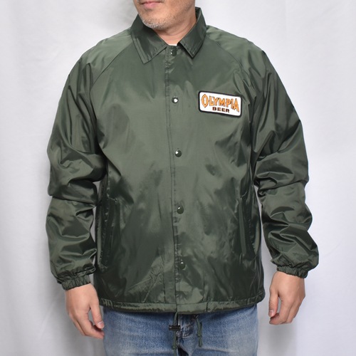 Olympia Beer Nylon Coach Jacket�ʥ����ԥ� �ʥ����󥳡������㥱�åȡ˥��꡼�� [a-8353]