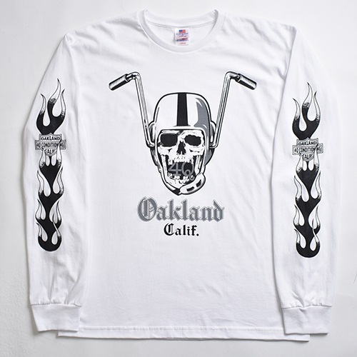 4Q Conditioning��US/Raiders Oakland L/S T-Shirt��4Q�ߥ��� T����ġ˥ۥ磻�� [a-8454]