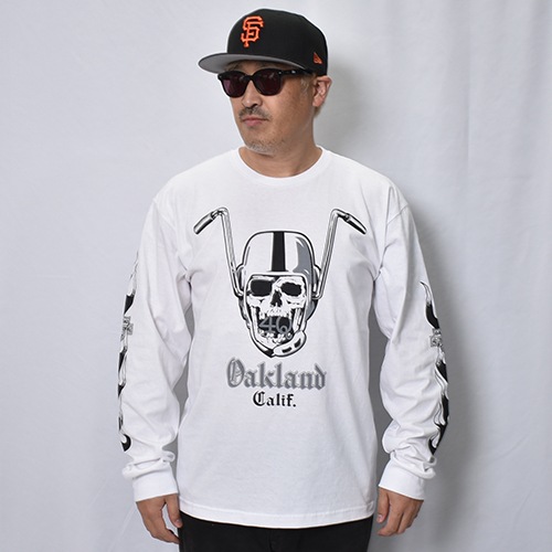 4Q Conditioning��US/Raiders Oakland L/S T-Shirt��4Q�ߥ��� T����ġ˥ۥ磻�� [a-8454]