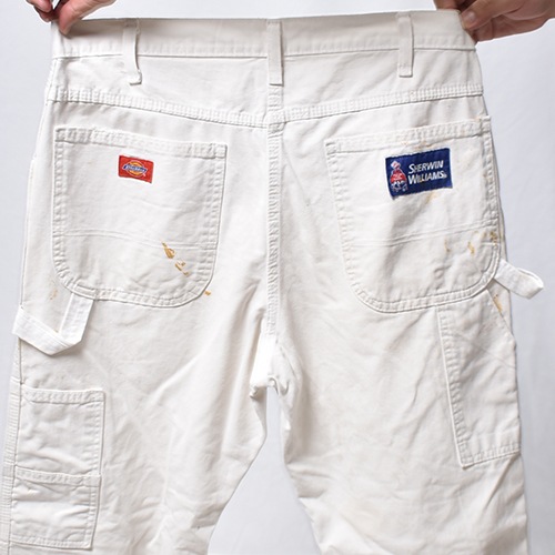 Dickies/White Drill Painter Pants with Sherwin Williams Tag