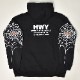 HWY��US/Big Spider web Pullover Hoodie�ʥ��������֥�塼�磻�ߥ��� �������åȥѡ������˥֥�å� [a-7762]