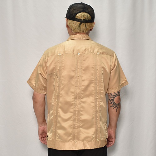 ��Old S/S Guayabera Shirt(S/S���塼�Х����)�١�����/������40 [y-0336]