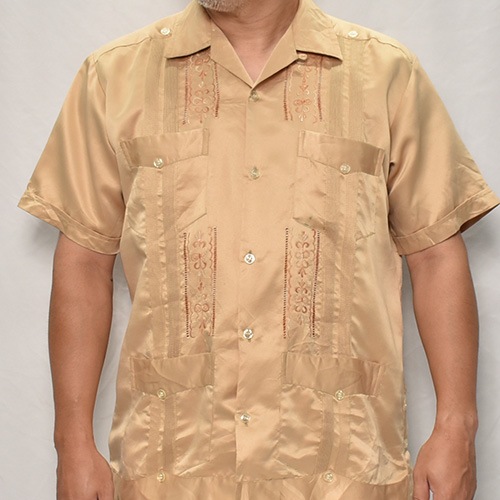 ��Old S/S Guayabera Shirt(S/S���塼�Х����)�١�����/������40 [y-0336]
