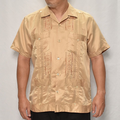 ��Old S/S Guayabera Shirt(S/S���塼�Х����)�١�����/������40 [y-0336]