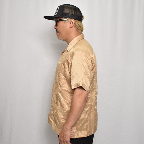 ��Old S/S Guayabera Shirt(S/S���塼�Х����)�١�����/������40 [y-0336]