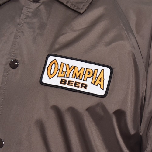 Olympia Beer Nylon Coach Jacket�ʥ����ԥ� �ʥ����󥳡������㥱�åȡ˥֥饦�� [a-8354]