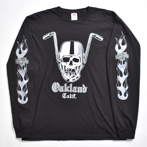 4Q Conditioning��US/Raiders Oakland L/S T-Shirt��4Q�ߥ��� T����ġ˥֥�å� [a-8455]