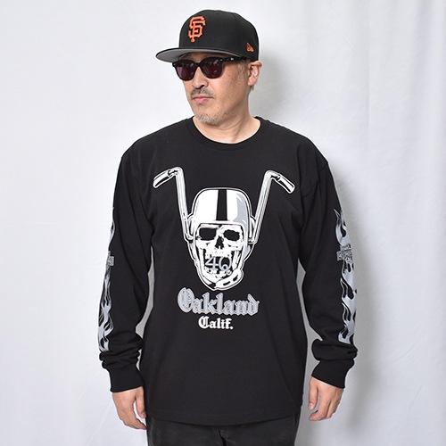 4Q Conditioning��US/Raiders Oakland L/S T-Shirt��4Q�ߥ��� T����ġ˥֥�å� [a-8455]