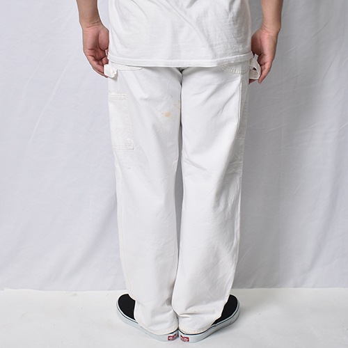 00's Dickies ホワイトペインター パンツ Dickies/White Drill Painter Pants（ディッキーズ ペインターパンツ