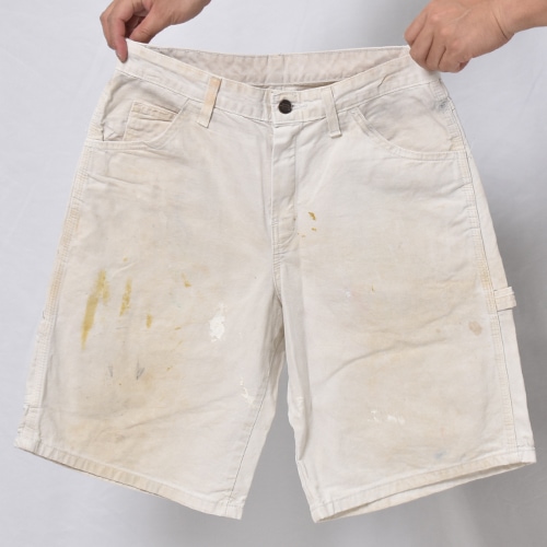 Dickies/White Drill Painter Shorts（ディッキーズ ペインター