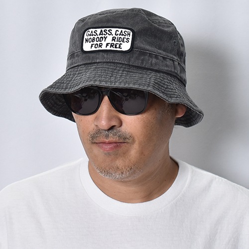 Gas, Ass, Cash Bucket Hat�ʥ�����������å��� �ϥåȡ˥ե����ɥ֥�å� [a-8619]