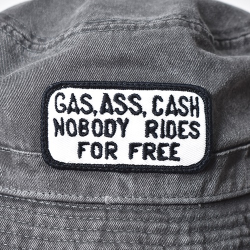 Gas, Ass, Cash Bucket Hat�ʥ�����������å��� �ϥåȡ˥ե����ɥ֥�å� [a-8619]