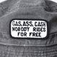 Gas, Ass, Cash Bucket Hat�ʥ�����������å��� �ϥåȡ˥ե����ɥ֥�å� [a-8619]