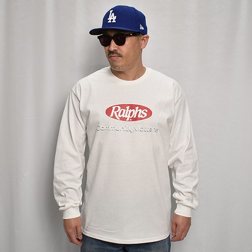 Ralphs Logo L/S T-Shirt�ʥ��ե� T����ġ˥ۥ磻�� [a-7404]