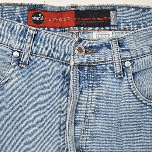 ��Levi's Silver Tab/Baggy Jeans�ʥ꡼�Х�������С����� �Х��������󥺡˥���ǥ���/������W30 [z-9966]