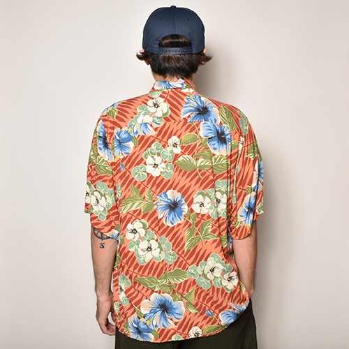 Reyn Spooner/Vintage Aloha Shirtsʥ쥤󥹥סʡ ϥġ˥ԥ󥯡ߥ֥롼ߥ꡼/M [z-4136]