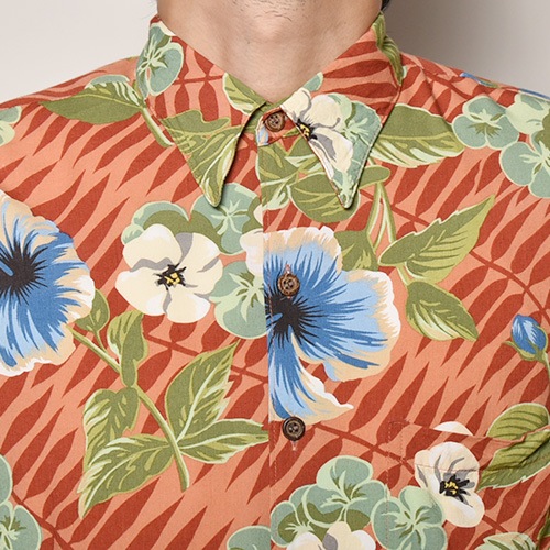 Reyn Spooner/Vintage Aloha Shirtsʥ쥤󥹥סʡ ϥġ˥ԥ󥯡ߥ֥롼ߥ꡼/M [z-4136]