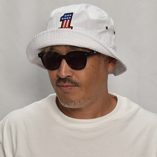 UNI SPLIT BUCKETHAT 新品タグ付き　しま UNI SPLIT BUCKETHAT 新品タグ付き しま MARK&LONA - 【CODE