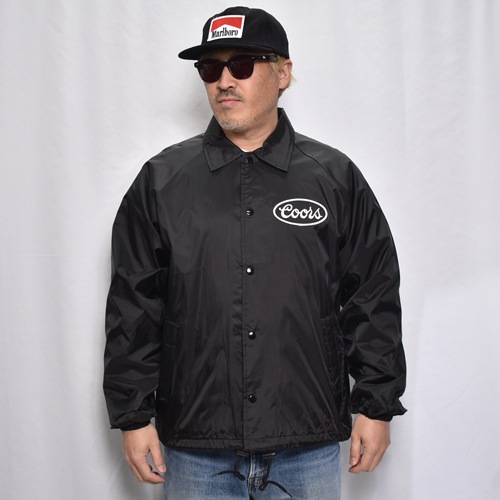 Coors Nylon Coach Jacket�ʥ������� �ʥ����󥳡������㥱�åȡ˥֥�å� [a-8355]
