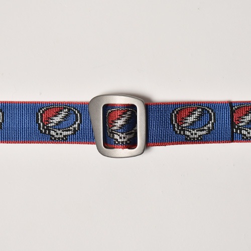 Bison Designs×Grateful Dead/Steal Your Face Web Belt