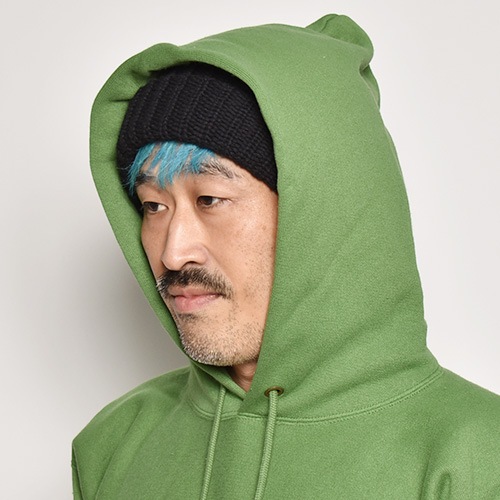 ボ*ア様 Champion Reverse Weave L オリーブ コヨーテ Champion/Reverse Weave Pullover Hoodie(チャンピオン
