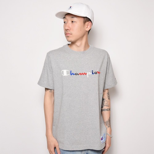 Champion/Embroidered Script Logo T-Shirtsʥԥ Tġ˥졼 [a-2316]