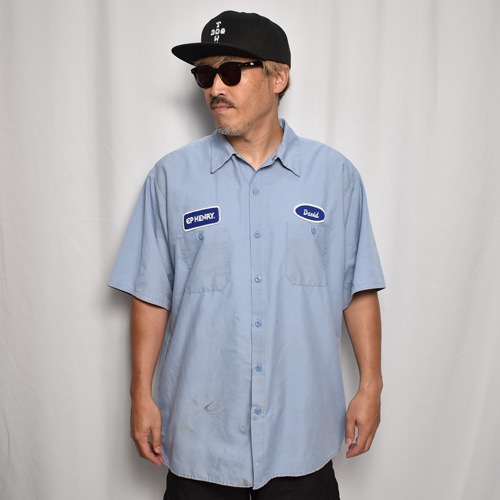 Us Customized Skull Maria S/S Work Shirtʥ ġ˥֥롼å/M [z-8885]