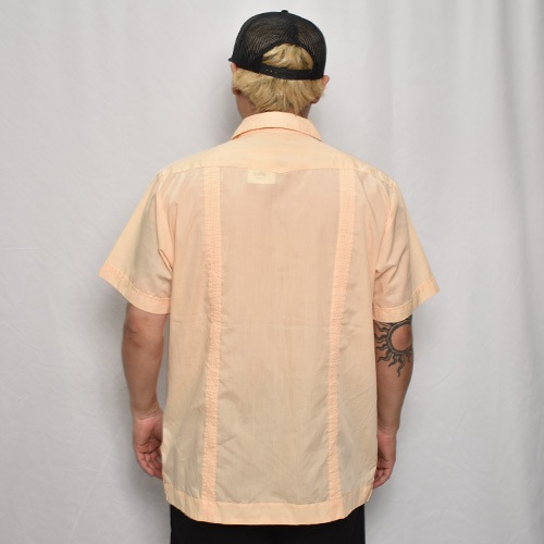 ��Old S/S Guayabera Shirt(S/S���塼�Х����)�١�����/������XL [y-0338]