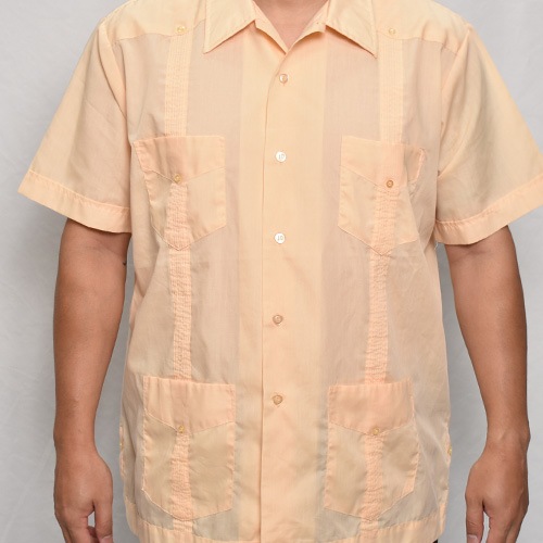 ��Old S/S Guayabera Shirt(S/S���塼�Х����)�١�����/������XL [y-0338]