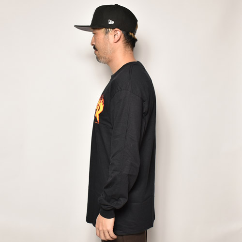 Thrasher Magazine/Flame Logo L/S T-Shirt（スラッシャー