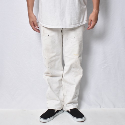 Dickies/White Drill Painter Pants with Sherwin Williams Tag