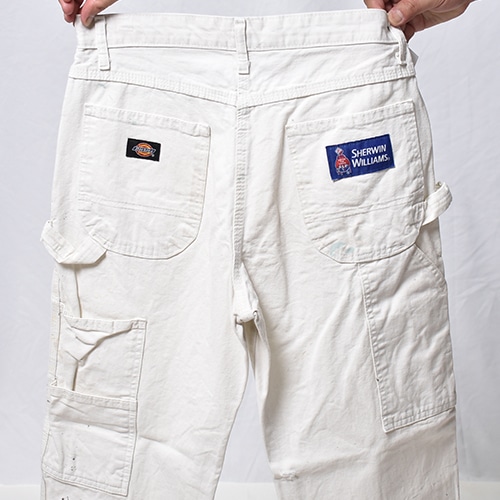 Dickies/White Drill Painter Pants with Sherwin Williams Tag