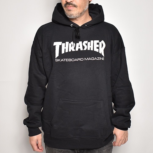 Thrasher Magazine/Skate Mag Hoodieʥå㡼ޥ ѡ˥֥å [a-5742]