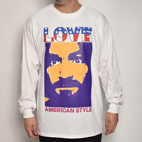 Love American Style L/S T-Shirt�ʥ�֥���ꥫ�󥹥����� T����ġ˥ۥ磻�� [a-5785]