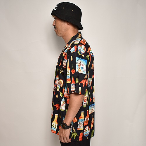 Pacific Legend/Hot Sauce Hawaiian S/S Shirtʥѥեå쥸 ϥ磻󥷥ġ˥֥å [a-6141]