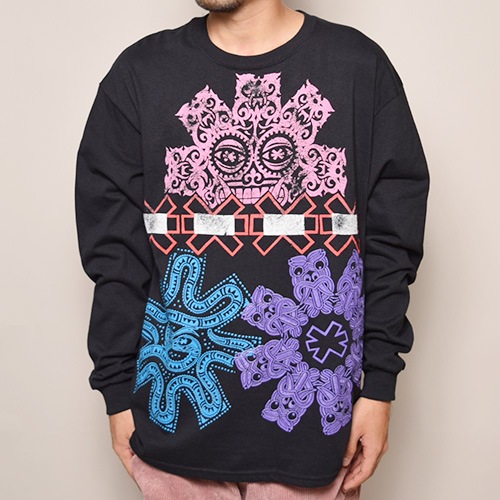 Bow Wow/Multi L/S T-Shirt�ʥХ��復 ����T����ġ˥֥�å� [a-3286]