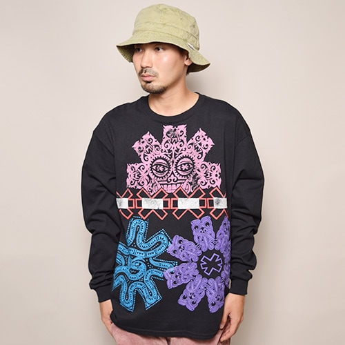 Bow Wow/Multi L/S T-Shirt�ʥХ��復 ����T����ġ˥֥�å� [a-3286]