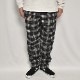 Ombre Checked Easy Pants�ʥ���֥�����å����������ѥ�ġ˥֥�å��ߥۥ磻�� [a-7765]