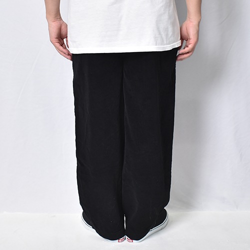 ��Us Customized 90's-00's Overdyed Super Black Wide Wale Corduroy Pants/Tommy Hilfiger�ʥ��� �����С����������ǥ�����ѥ�ġ˥֥�å�/������W36 [y-1138]
