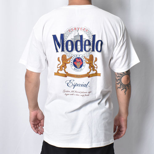 Modelo/Especial Classic Logo Pocket T-Shirt �ʥ�ǥ� T����ġ˥ۥ磻�� [a-8647]