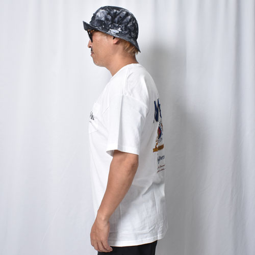 Modelo/Especial Classic Logo Pocket T-Shirt �ʥ�ǥ� T����ġ˥ۥ磻�� [a-8647]
